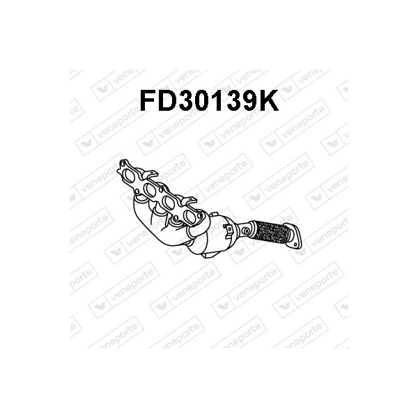 Katalizator FORD - 1619427 1624451 1624466