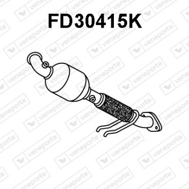 Katalizator FORD - 1681480 1706906 1728766