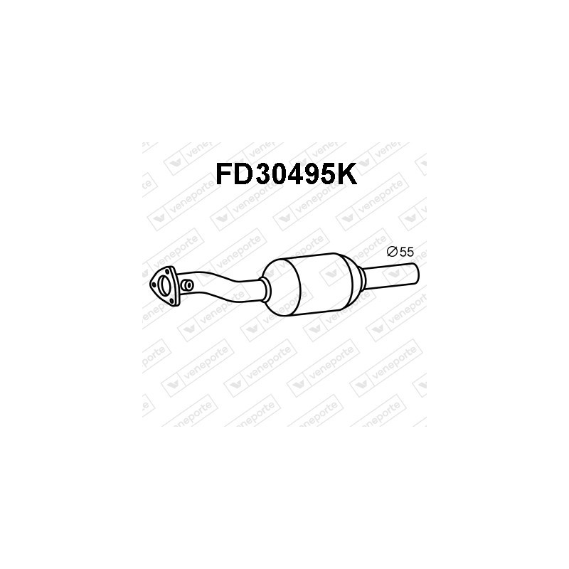 Katalizator FORD / SEAT / VOLKSWAGEN - 1022355 1058843 1230648