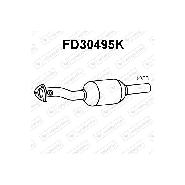 Katalizator FORD / SEAT / VOLKSWAGEN - 1022355 1058843 1230648