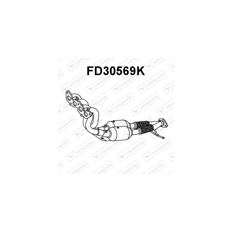 Katalizator FORD - 1319161 1326272 1338425