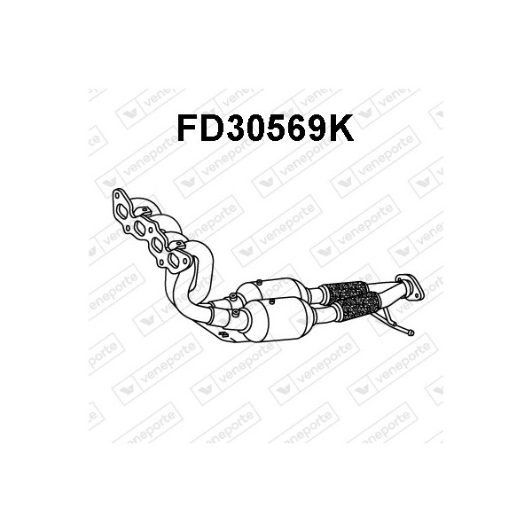 Katalizator FORD - 1319161 1326272 1338425