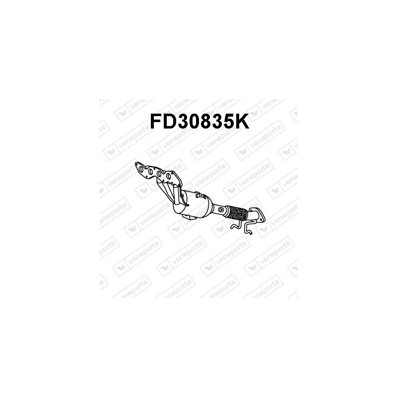 Katalizator FORD / VOLVO - 1253454 1257251 1313046