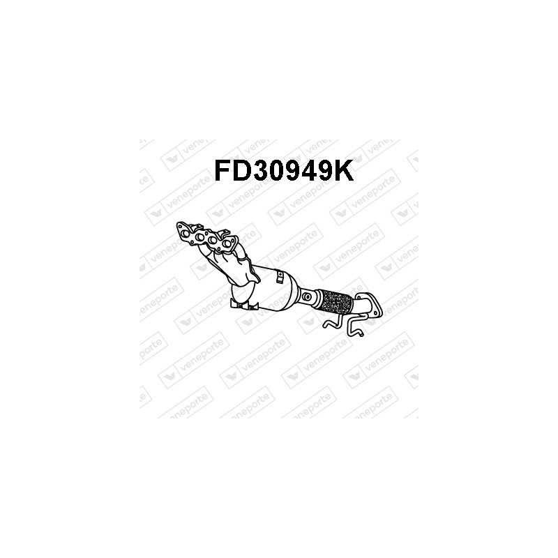 Katalizator FORD / VOLVO - 1253304 1257252 1312667
