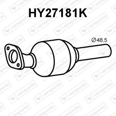 Katalizator HYUNDAI - 28600G4100