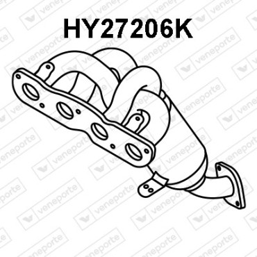 Katalizator HYUNDAI - 2851003AH1  
