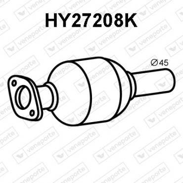 Katalizator HYUNDAI - 28605C8150