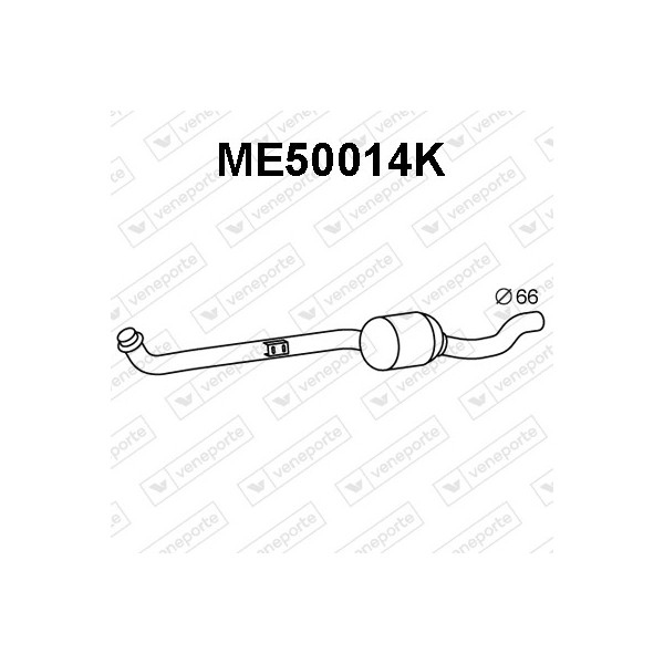 Katalizator MERCEDES - 1634900614 1634905314 1634905328