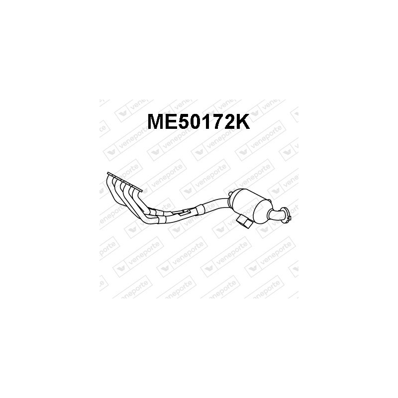 Katalizator MERCEDES - 1684900719 1684901019 1684901119