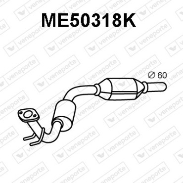 Katalizator MERCEDES - 6384902619-KAT 6384904319-KAT 