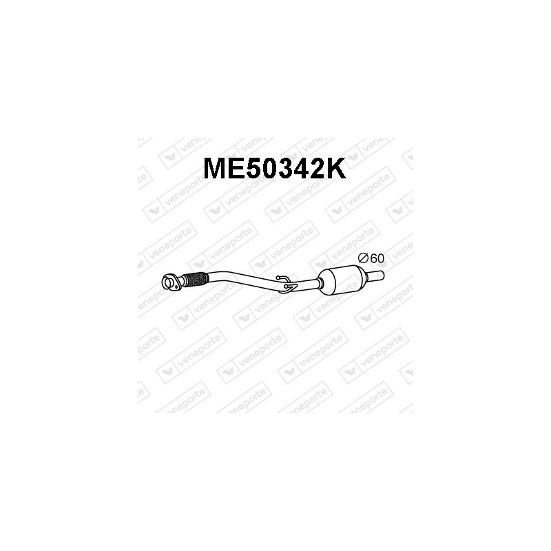 Katalizator MERCEDES - 9014901219 9014901619