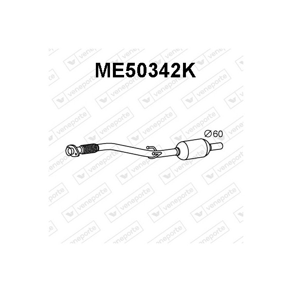 Katalizator MERCEDES - 9014901219-KAT 9014901619-KAT 