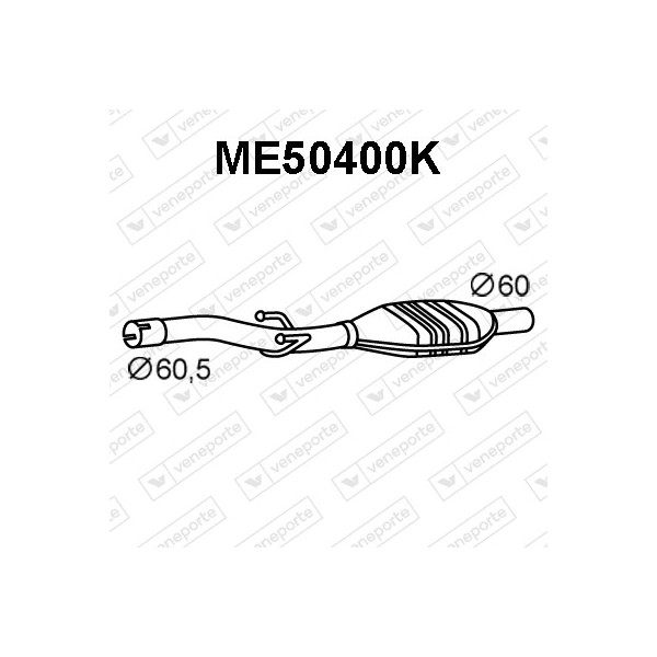 Katalizator MERCEDES - 9014901819 9014902819