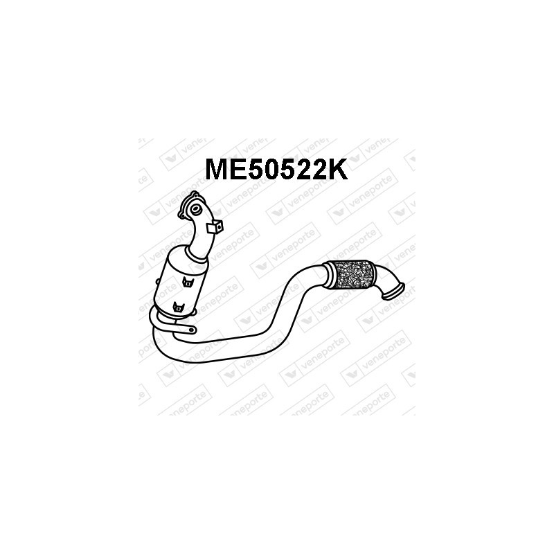 Katalizator INFINITI / MERCEDES - 200A05DD0A 2464900710 