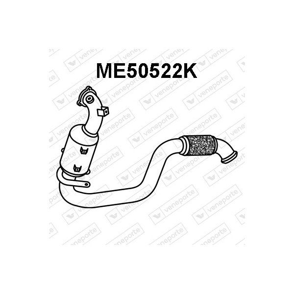 Katalizator INFINITI / MERCEDES - 200A05DD0A 2464900710 