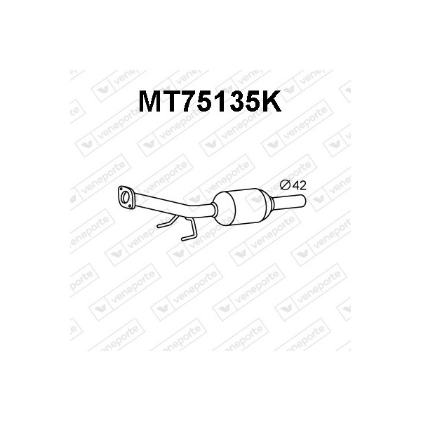 Katalizator MITSUBISHI / SMART - 1570B032 1570B033 4544900001