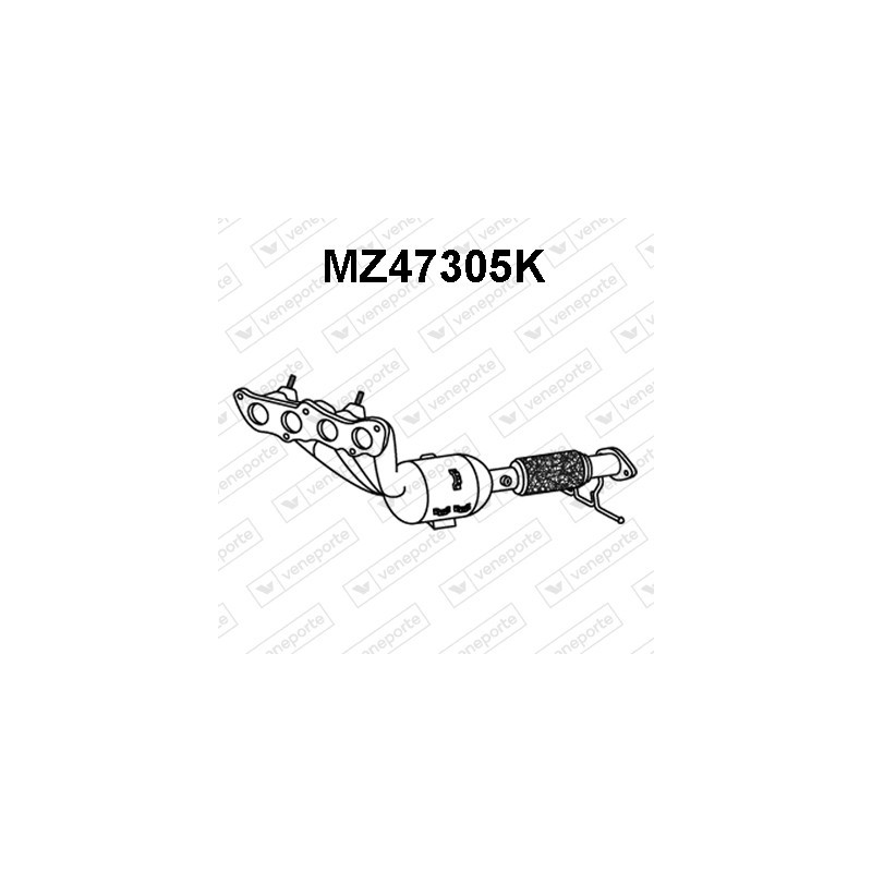 Katalizator MAZDA - Z6012050XD Z6152050X Z6152050XA