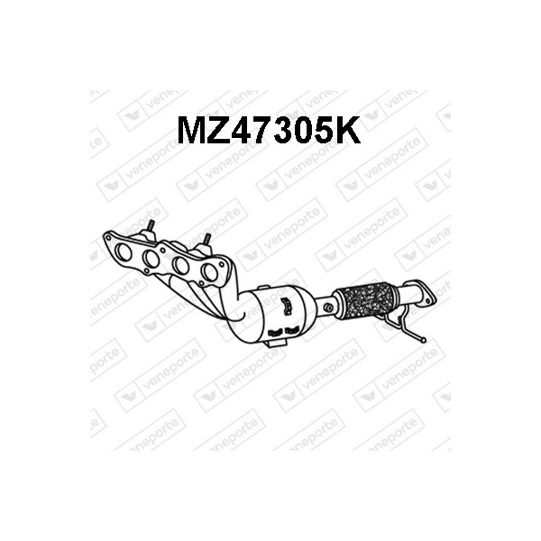 Katalizator MAZDA - Z6012050XD Z6152050X Z6152050XA