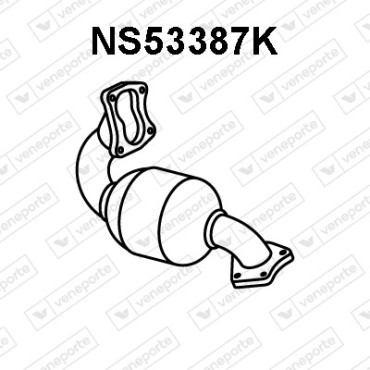 Katalizator NISSAN - 208A0BN700  