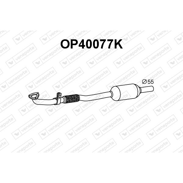 Katalizator OPEL / VAUXHALL - 55350354 55559642 5854295