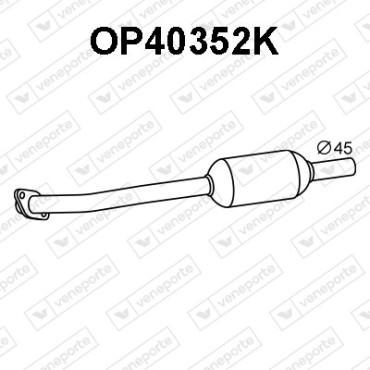 Katalizator OPEL / VAUXHALL - 5854209 5854211 5854212