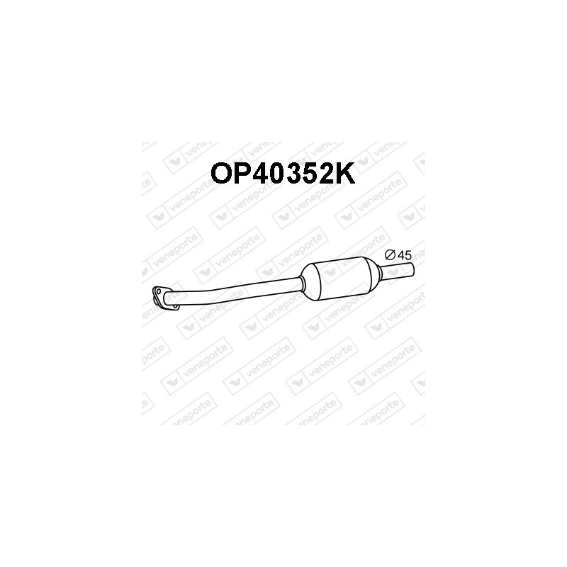 Katalizator OPEL / VAUXHALL - 5854209 5854211 5854212