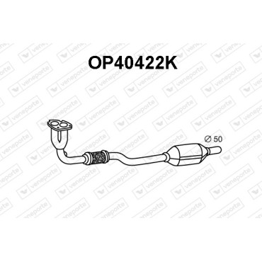 Katalizator OPEL / VAUXHALL - 24418589 24418591 5854198