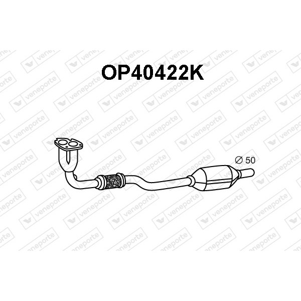 Katalizator OPEL / VAUXHALL - 24418589 24418591 5854198