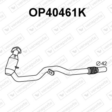 Katalizator OPEL / VAUXHALL - 24433046 5854216 5854268