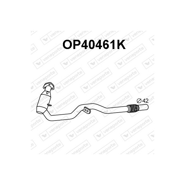 Katalizator OPEL / VAUXHALL - 24433046 5854216 5854268