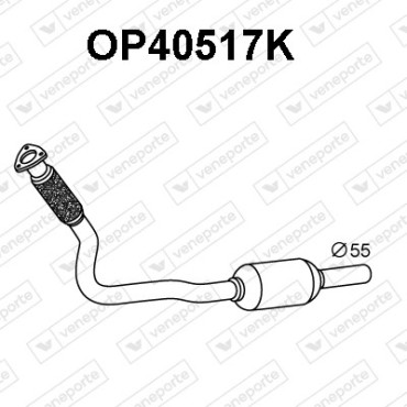 Katalizator OPEL / VAUXHALL - 24418596 24423928 24456338