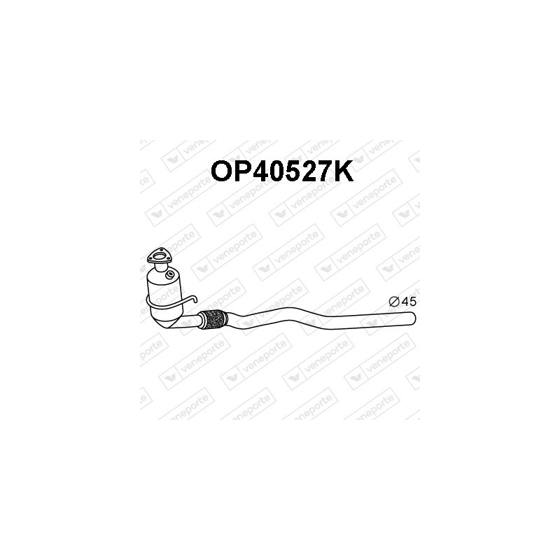 Katalizator OPEL / VAUXHALL - 3299318 5854201 5854257