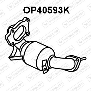 Katalizator NISSAN / OPEL / RENAULT / VAUXHALL - 2080200Q0A 2080200QAA 2080200QAB