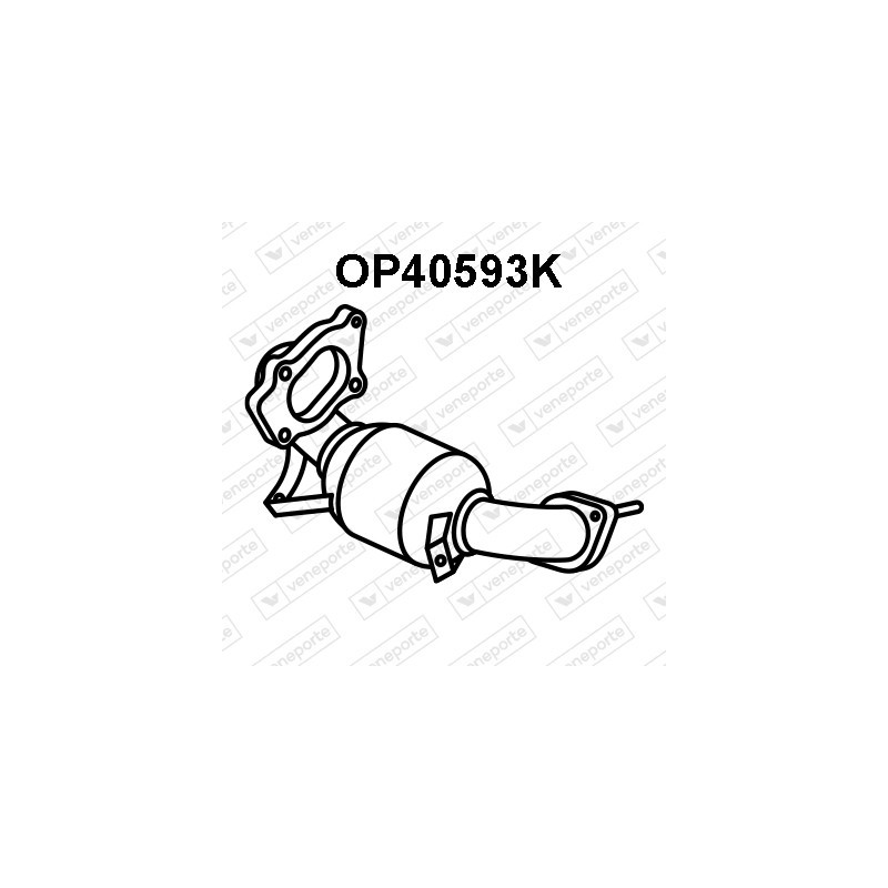 Katalizator NISSAN / OPEL / RENAULT / VAUXHALL - 2080200Q0A 2080200QAA 2080200QAB
