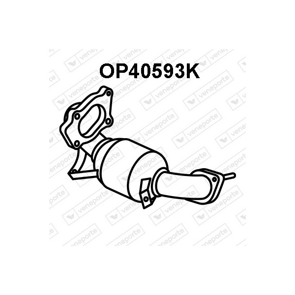 Katalizator NISSAN / OPEL / RENAULT / VAUXHALL - 2080200Q0A 2080200QAA 2080200QAB
