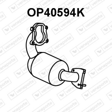 Katalizator NISSAN / OPEL / RENAULT - 2080000Q0C 2080000QAB 2080000QAC