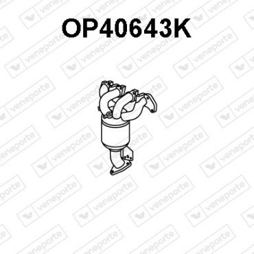 Katalizator OPEL / VAUXHALL - 55353581 55355321 55355324