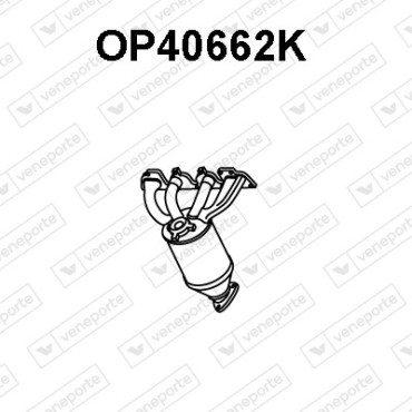 Katalizator OPEL / VAUXHALL - 13106851 55531177 55555951