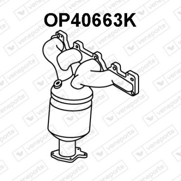Katalizator OPEL / VAUXHALL - 55557206 55559624 55561606