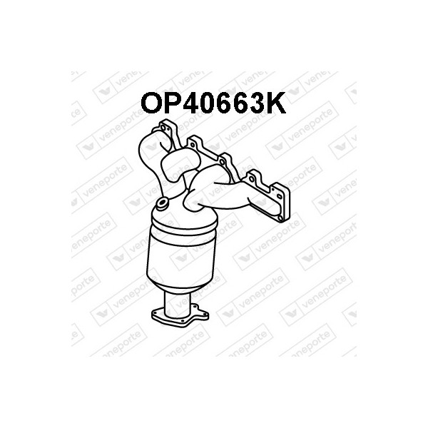 Katalizator OPEL / VAUXHALL - 55557206 55559624 55561606