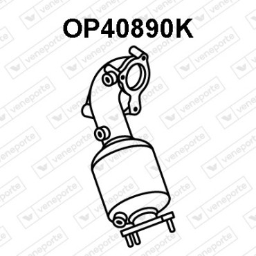 Katalizator OPEL / VAUXHALL - 55559558 55574409 55574410
