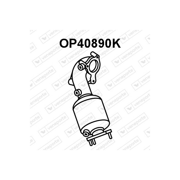 Katalizator OPEL / VAUXHALL - 55559558 55574409 55574410