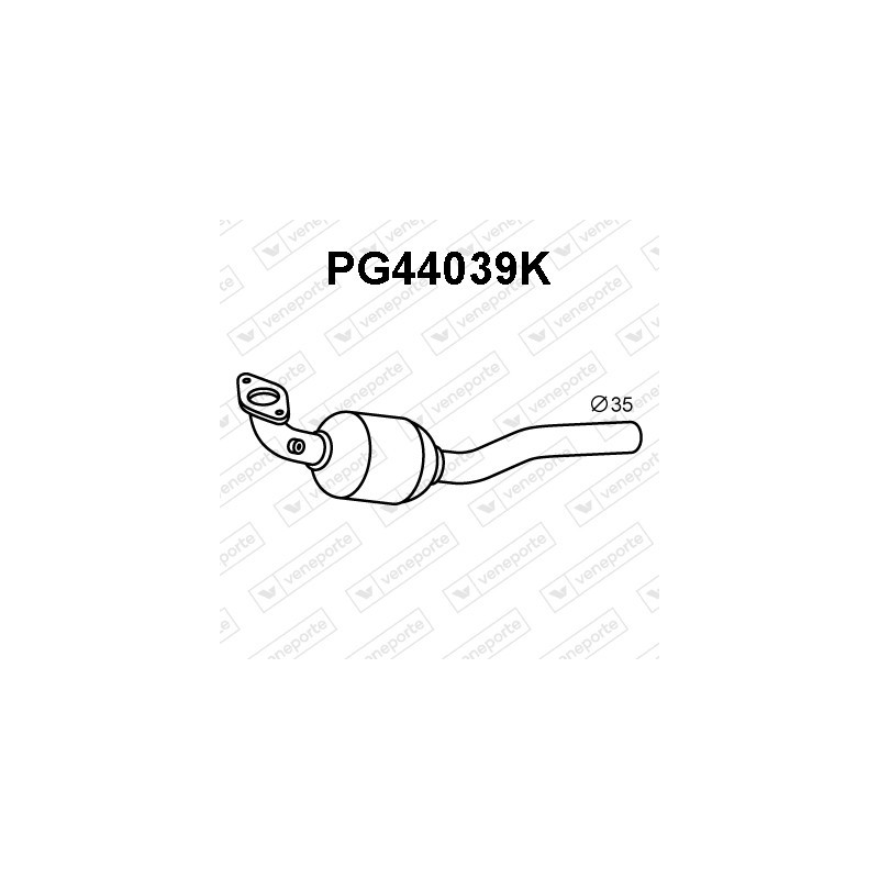 Katalizator CITROËN / PEUGEOT / TOYOTA - 174100Q080-KAT B001034380-KAT 