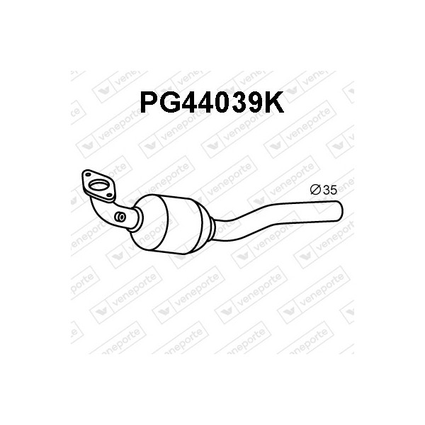 Katalizator CITROËN / PEUGEOT / TOYOTA - 174100Q080-KAT B001034380-KAT 