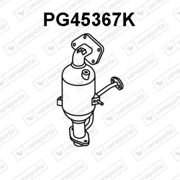 Katalizator CITROËN / PEUGEOT / TOYOTA - 171400Q090 171400Q100 B000871480