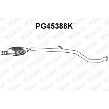 Katalizator PEUGEOT - 170627 170628 1731E4