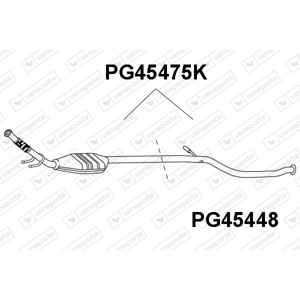Katalizator PEUGEOT - 1705EP 1705GZ 1705KT
