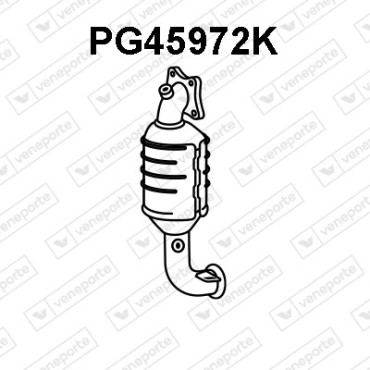 Katalizator CITROËN / OPEL / PEUGEOT / TOYOTA / VAUXHALL - 17140YV010 3639472 3649128