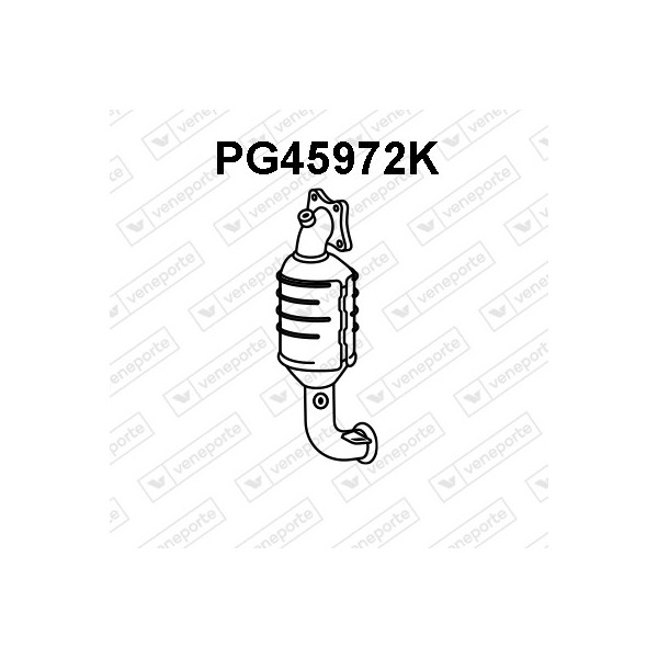 Katalizator CITROËN / OPEL / PEUGEOT / TOYOTA / VAUXHALL - 17140YV010 3639472 3649128