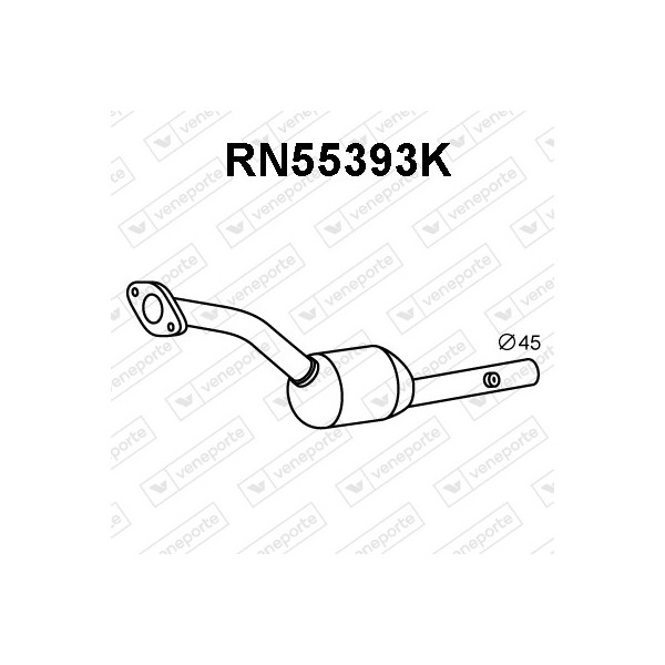 Katalizator RENAULT - 200101069R 200107263R 8200276187